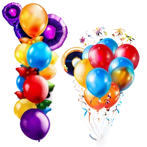 Radiant Celebration Decorations PNG 05232024