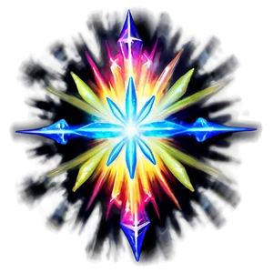 Radiant Crystal Formation PNG 06252024