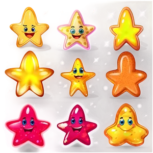 Radiant Cute Star PNG Sey73 PNG