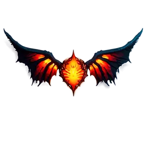 Radiant Demon Wings PNG 06262024