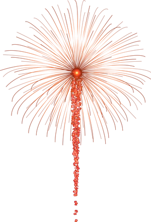Radiant Firework Explosion Clipart PNG image