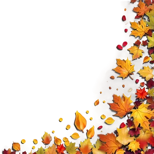 Radiant Leaves Falling PNG 06132024 PNG