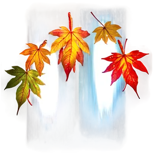 Radiant Leaves Falling PNG Sqc75 PNG