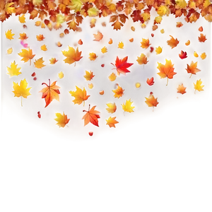 Radiant Leaves Falling PNG Vjc PNG