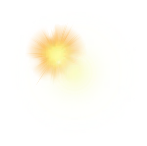 Radiant Light Flare PNG image