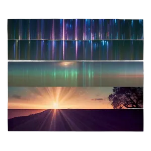 Radiant Light Leak Overlay PNG 81