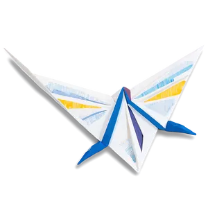 Radiant Paper Crane PNG 06282024