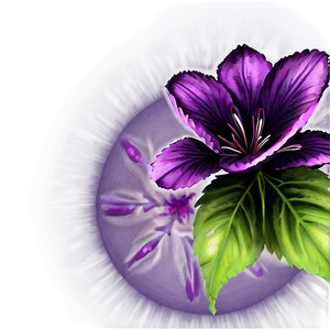 Radiant Purple Flower PNG 46