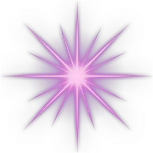 Radiant Purple Starburst PNG image