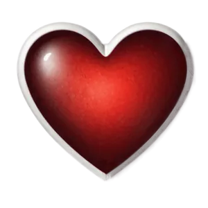 Radiant Red Heart Emoji PNG Uca PNG