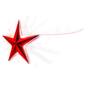 Radiant Red Star PNG Klo31