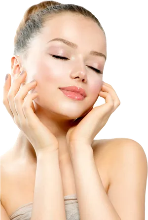 Radiant Skin Beauty Spa Model PNG