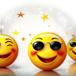Radiant Smile Emoji PNG Mpj