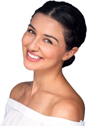 Radiant Smile Woman Portrait