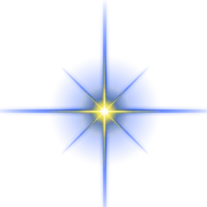 Radiant Star Light Effect PNG image