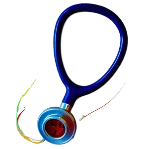 Radiant Stethoscope Heart PNG Dsn