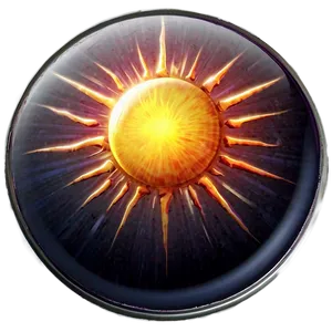 Radiant Sun Flare Png 06122024 PNG image