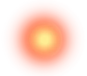 Radiant Sun Glow Effect PNG image