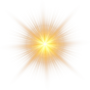 Radiant Sunburst Glow PNG image