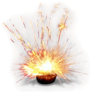 Radiating Fire Sparks Png 5 PNG image