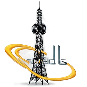 Radio Broadcasting Tower PNG 05242024 PNG