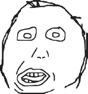 Rage Comic Derived Character Drawing.png PNG image