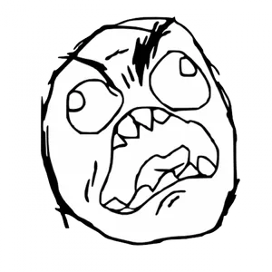 Rage Comic Face Expression.png PNG image
