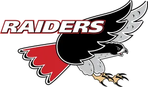 Raiders Eagle Mascot Logo PNG image
