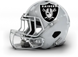 Raiders Football Helmet3 D Render PNG image