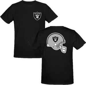 Raiders Football Team T Shirt Design PNG image
