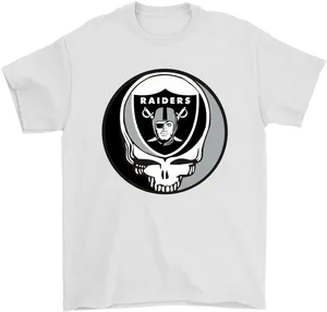 Raiders Logo T Shirt Design PNG image