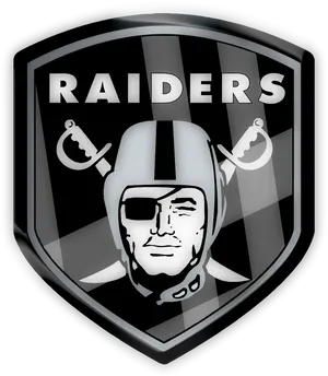 Raiders Team Logo Shield PNG image