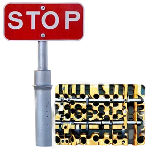 Railroad Stop Sign Png Kgn PNG image