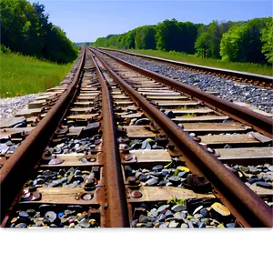 Railroad Tracks Png Nrp18 PNG image