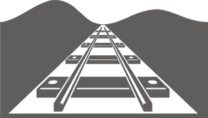 Railroad_ Tracks_to_ Horizon PNG image