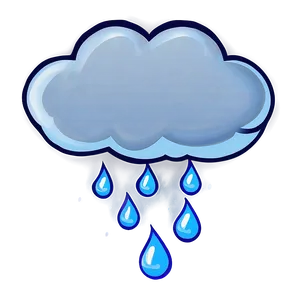 Rain Cloud Clipart Png 05252024 PNG image