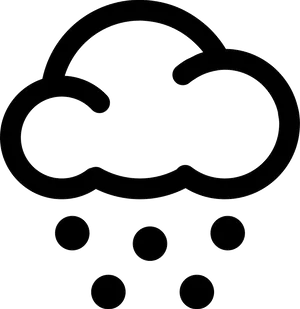 Rain Cloud Icon PNG image