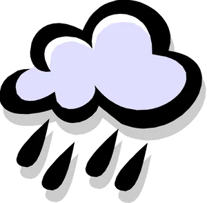 Rain Cloud Icon PNG image