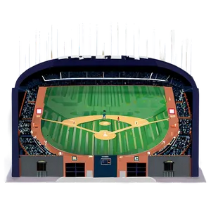 Rain Delay Baseball Stadium Scene Png 81 PNG image