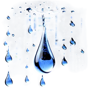 Rain Drop Impact PNG 34