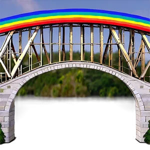 Rainbow Arch Bridge Png 9 PNG image