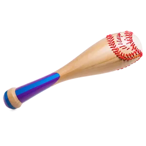 Rainbow Baseball Bat PNG Kbl PNG