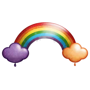 Rainbow Bliss Emoji PNG 06272024