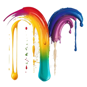 Rainbow Brush Stroke Png 05252024 PNG image