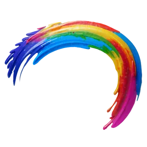 Rainbow Brush Stroke PNG 50 PNG