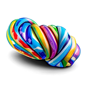 Rainbow Candy Twist Png Tpn PNG image