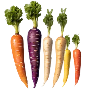 Rainbow Carrots Png Hst PNG image