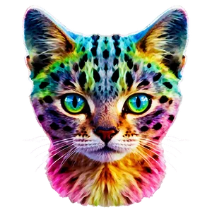 Rainbow Cat Filter PNG Tfs