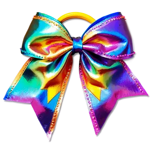 Rainbow Cheer Bow Png Wvs79 PNG image