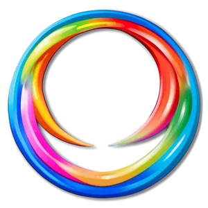 Rainbow Circle Fantasy Art PNG 13